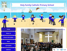 Tablet Screenshot of holy-family.blackpool.sch.uk